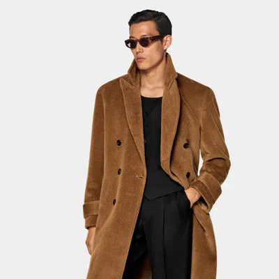 Suitsupply Mid Brown Overcoat