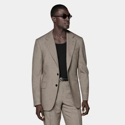 Suitsupply Mid Brown Tailored Fit Milano Suit