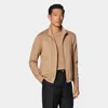 Suitsupply Mid Brown Zip Vest