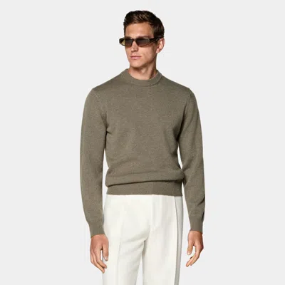 Suitsupply Mid Green Crewneck