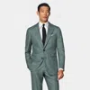 Suitsupply Mid Green Tailored Fit Havana Suit