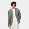 Suitsupply Mid Green Tailored Fit Havana Suit Jacket