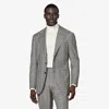 Suitsupply Mid Grey Checked Relaxed Fit Roma Suit