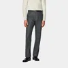 SUITSUPPLY SUITSUPPLY MID GREY STRAIGHT LEG MILANO PANTS