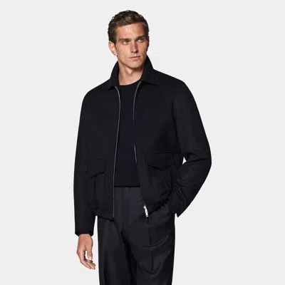 Suitsupply Navy Bomber Jacket