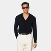 Suitsupply Navy Cardigan