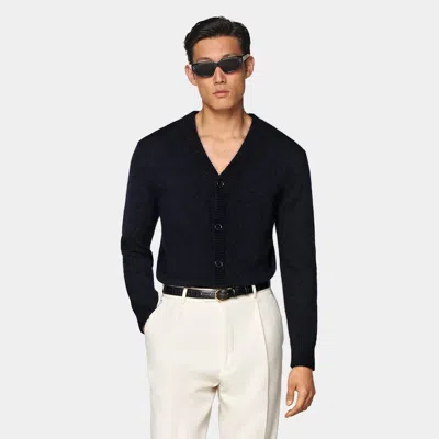 Suitsupply Navy Cardigan