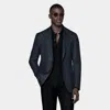SUITSUPPLY SUITSUPPLY NAVY CHECKED TAILORED FIT HAVANA BLAZER