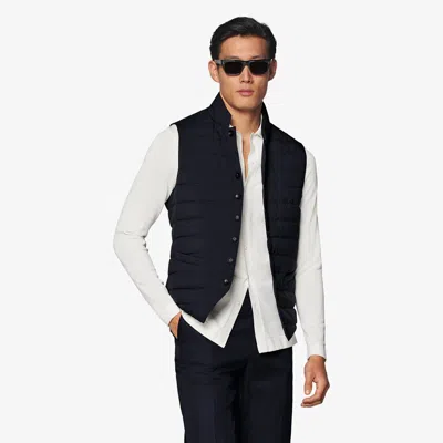 Suitsupply Navy Down Vest