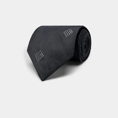 Suitsupply Navy Graphic Tie In Blue