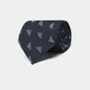 Suitsupply Navy Graphic Tie In Blue