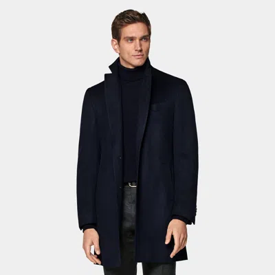 Suitsupply Navy Overcoat