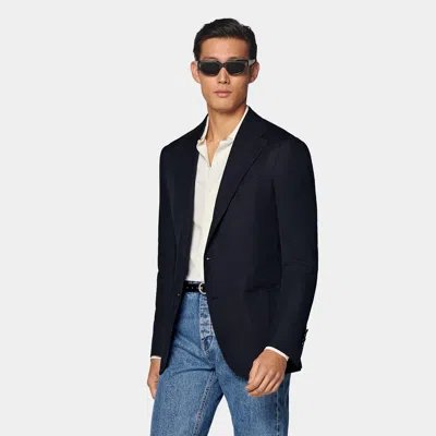 Suitsupply Navy Relaxed Fit Roma Blazer