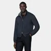 Suitsupply Navy Reversible Bomber Jacket