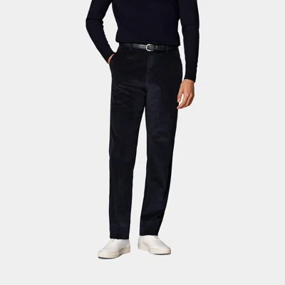 Suitsupply Navy Straight Leg Pants