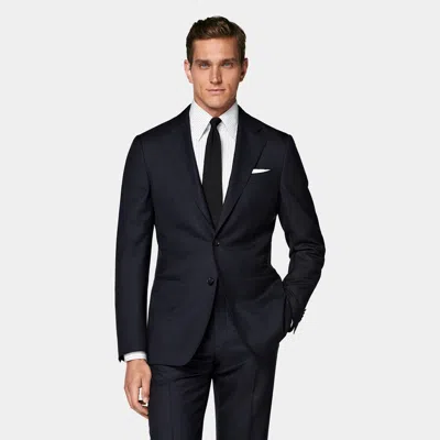 SUITSUPPLY NAVY TAILORED FIT HAVANA SUIT