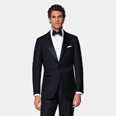 SUITSUPPLY NAVY TAILORED FIT HAVANA DINNER JACKET