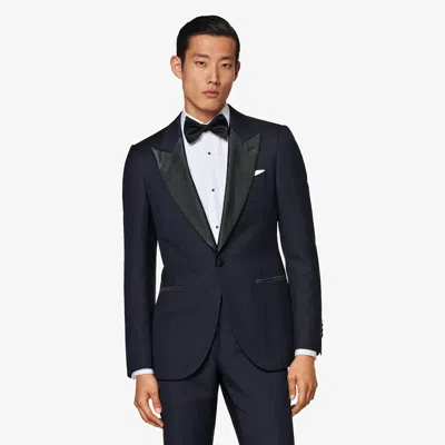 SUITSUPPLY NAVY TAILORED FIT LAZIO DINNER JACKET