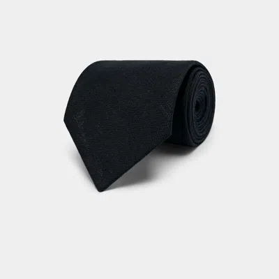 Suitsupply Navy Tie In Blue