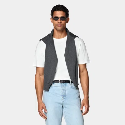 Suitsupply Off-white Crewneck T-shirt