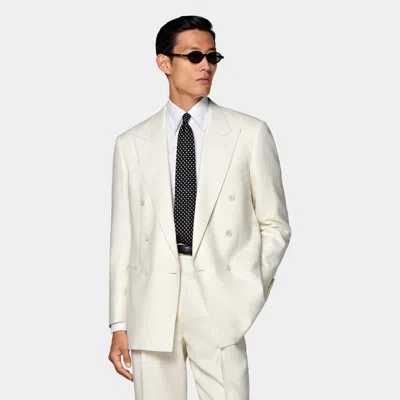 Suitsupply Off-white Relaxed Fit Roma Suit