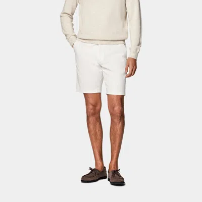 Suitsupply Off-white Slim Leg Shorts