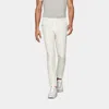 SUITSUPPLY SUITSUPPLY OFF-WHITE SLIM LEG STRAIGHT PANTS