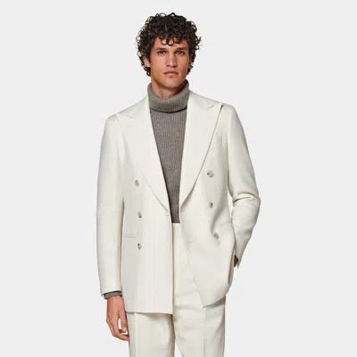 Suitsupply Off-white Tailored Fit Havana Suit