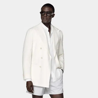 Suitsupply Off-white Tailored Fit Havana Suit Jacket