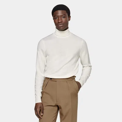 Suitsupply Off-white Turtleneck