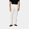 Suitsupply Off-white Wide Leg Straight Chinos