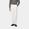 Suitsupply Off-white Wide Leg Tapered Chinos In White