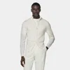 SUITSUPPLY SUITSUPPLY OFF-WHITE ZIP CARDIGAN