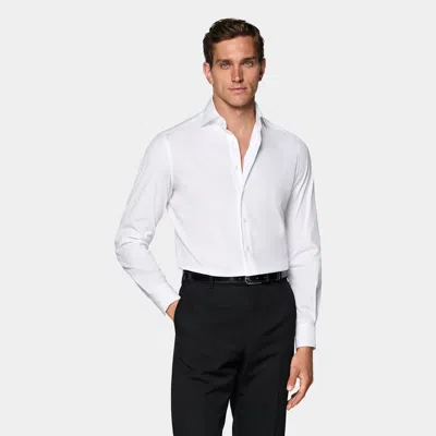 Suitsupply Off-white Classic Collar Shirt