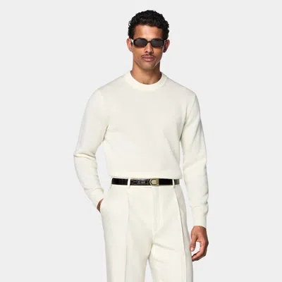 Suitsupply Off-white Crewneck