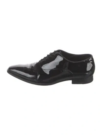 Pre-owned Suitsupply Patent Leather Dress Loafers In Black