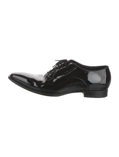 Pre-owned Suitsupply Patent Leather Oxfords In Black