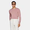 SUITSUPPLY SUITSUPPLY PINK CREWNECK
