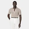 Suitsupply Sand Crochet Polo