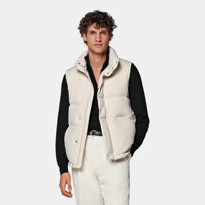 Suitsupply Sand Down Vest In White