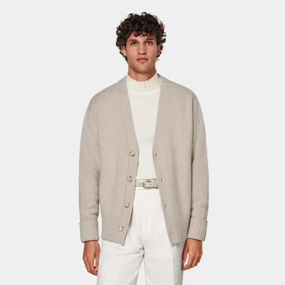 Suitsupply Sand Merino Oversized Cardigan