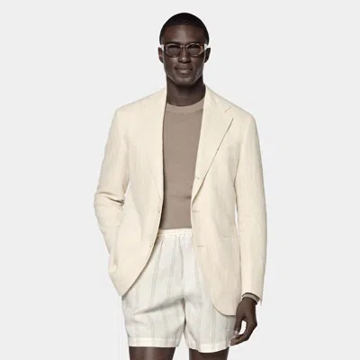Suitsupply Sand Relaxed Fit Roma Suit Jacket In Neutral