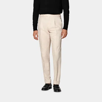 Suitsupply Sand Slim Leg Tapered Pants