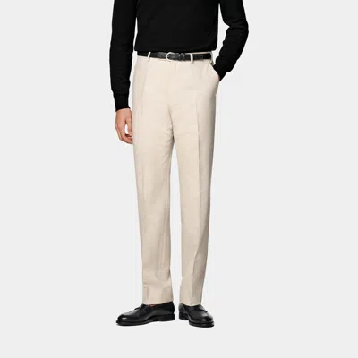 Suitsupply Sand Straight Leg Pants