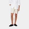 Suitsupply Sand Pleated Firenze Shorts