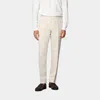 Suitsupply Sand Straight Leg Suit Trousers
