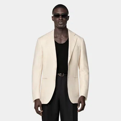 Suitsupply Sand Tailored Fit Havana Blazer In Neutral