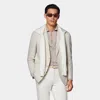 SUITSUPPLY SUITSUPPLY SAND TAILORED FIT HAVANA BLAZER