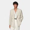 SUITSUPPLY SUITSUPPLY SAND TAILORED FIT HAVANA BLAZER