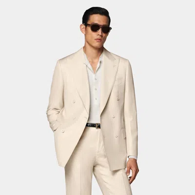 Suitsupply Sand Tailored Fit Milano Suit In Neutral